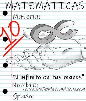 ejemplo de portada de matemáticas